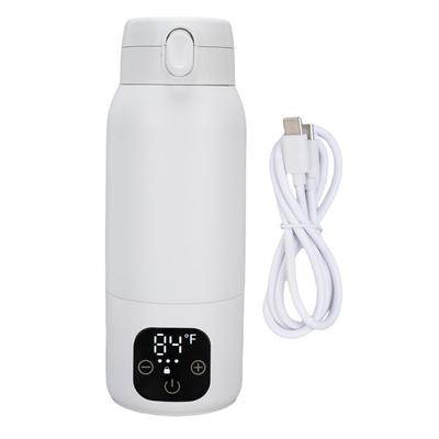Chaleira Elétrica de Viagem Sem Fio 500ml Aço Inoxidável 316 USB Portátil Pequena Aquecedor de Água Chaleira de Café para Chá Leite