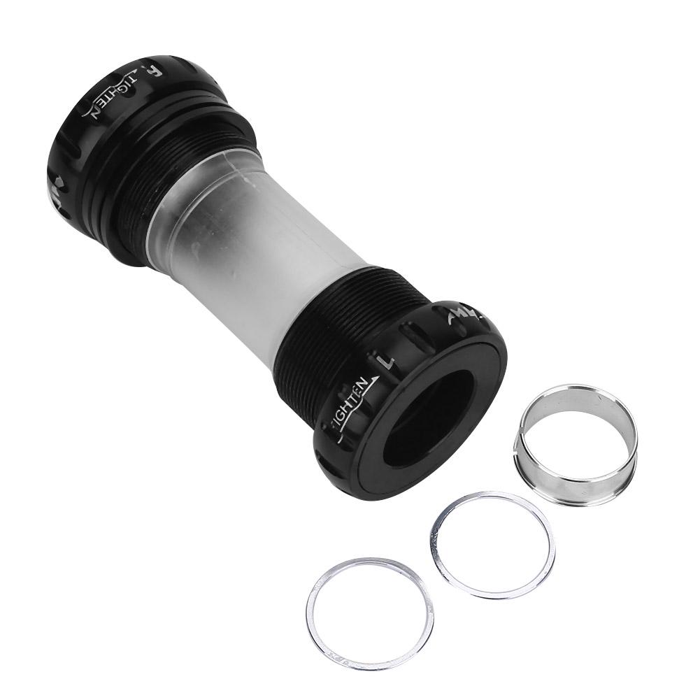 Mountain Bike Chain Wheel Bottom Bracket Thread Integrative Crankset Bearings (Black)