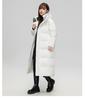 Unisex Long Winter Down Jacket, 50% White Duck Down, Dual-Opening Design, Warm & Stylish, Di Family Style.
