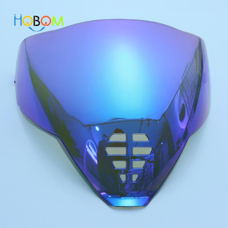 Ghost Face Motorcycle Windshield Visor for Icon Airflite C06 Helmet (Day/Night)