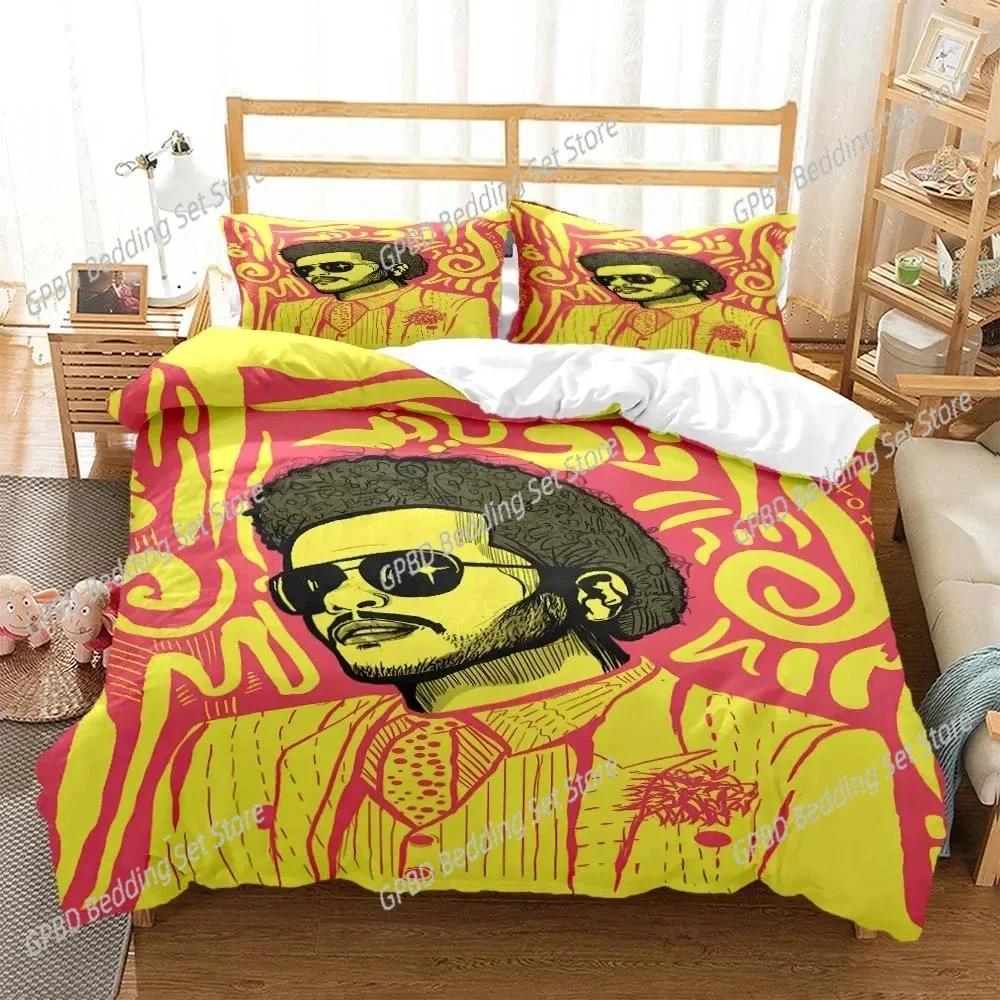 Die Weeknd Pop Singer 3D NEW Duvet Cover Pillowcase Bedding Set Adult Boy Girl Bedroom Decoration Children Single Double Large