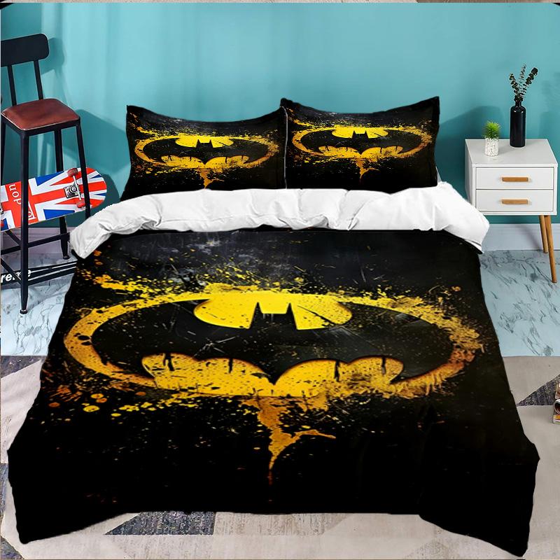 Red Cape Hero 3PCS Bedding set,Ideal for 1pc Duvet Cover And 2pcs Pillowcases Perfect for Fan gift,Ideal for Bedroom, Dormitory