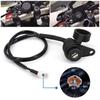 Für Yamaha MT-07 MT-09 SP Tracer FZ-09 FZ-07 Tracer XSR 700 900 Steckdosenadapter Motorrad Doppel-USB 12V Ladegerät Schwarzer Adapter