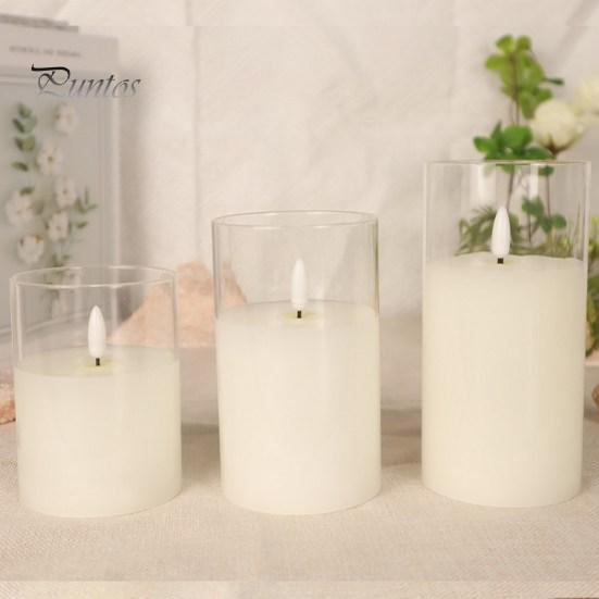 LED Candle Lamp Realistic Looking Flameless Battery-Operated Flickering Fake Candle Light Party Decoration