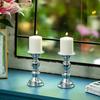 1/2Pcs Vintage Elegant Candlestick Holder Candlelight Dinner Props  for Weddings Special Events
