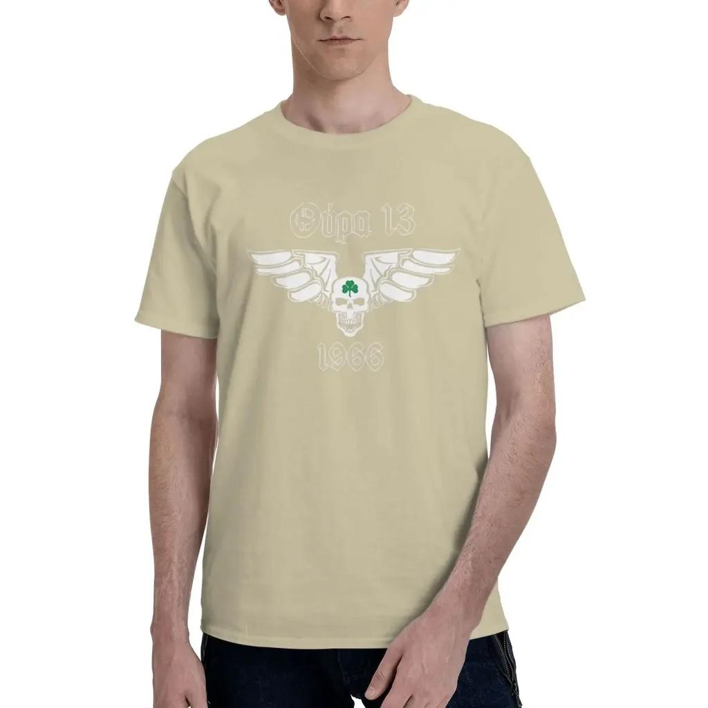Gate 13 Panathinaikos 100% Cotton Casual Breathable Confortable T Shirt Funny Men's T-Shirts Funny Gifts