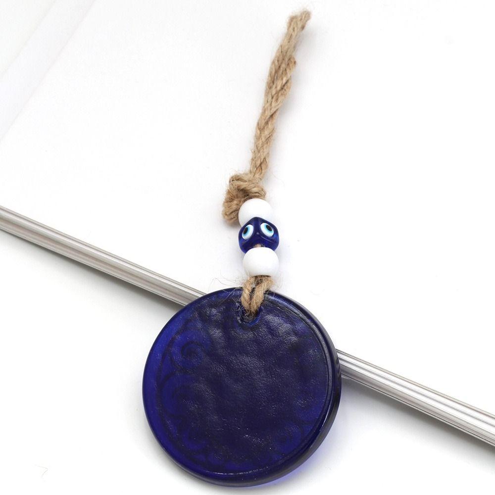 Hand of Fatima Lucky Eye Keychain Blue Eye Car Hanging Charm Lucky Eye Pendant DIY Trinkets