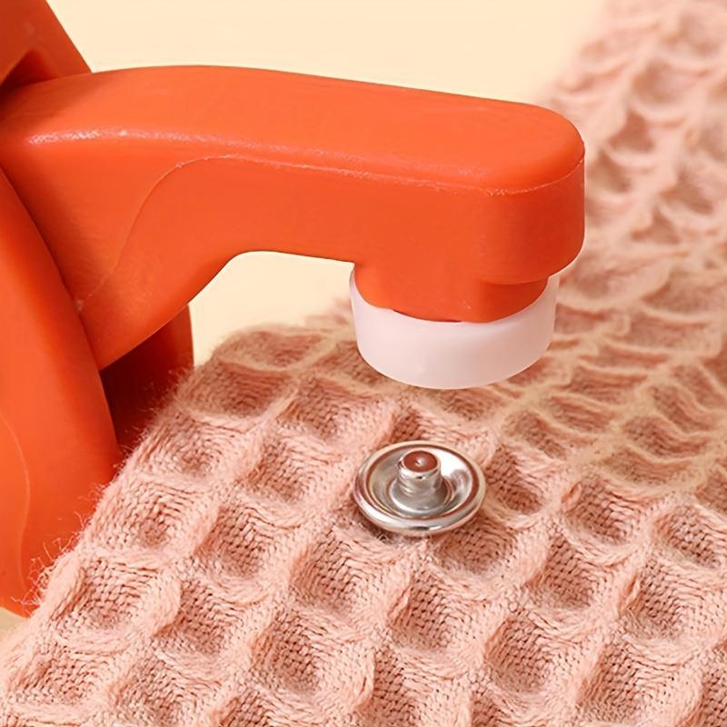 Button Accessories With 1pc Plastic Hand Pliers For Fast And Easy Clothing And Quilt Production