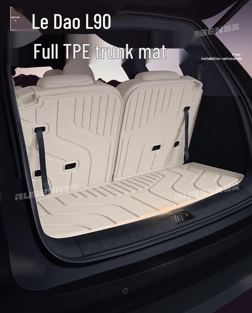Ledao L90 TPE Semi-Enclosed Waterproof Trunk Mat for Interior Modification