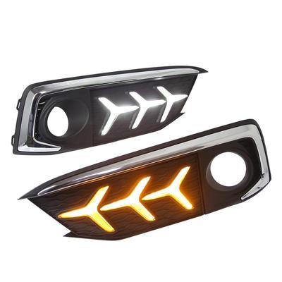 Kompatibel mit 19-20 Honda Civic LED-Tagfahrlichter im Fischgrätmuster Nebelscheinwerfer