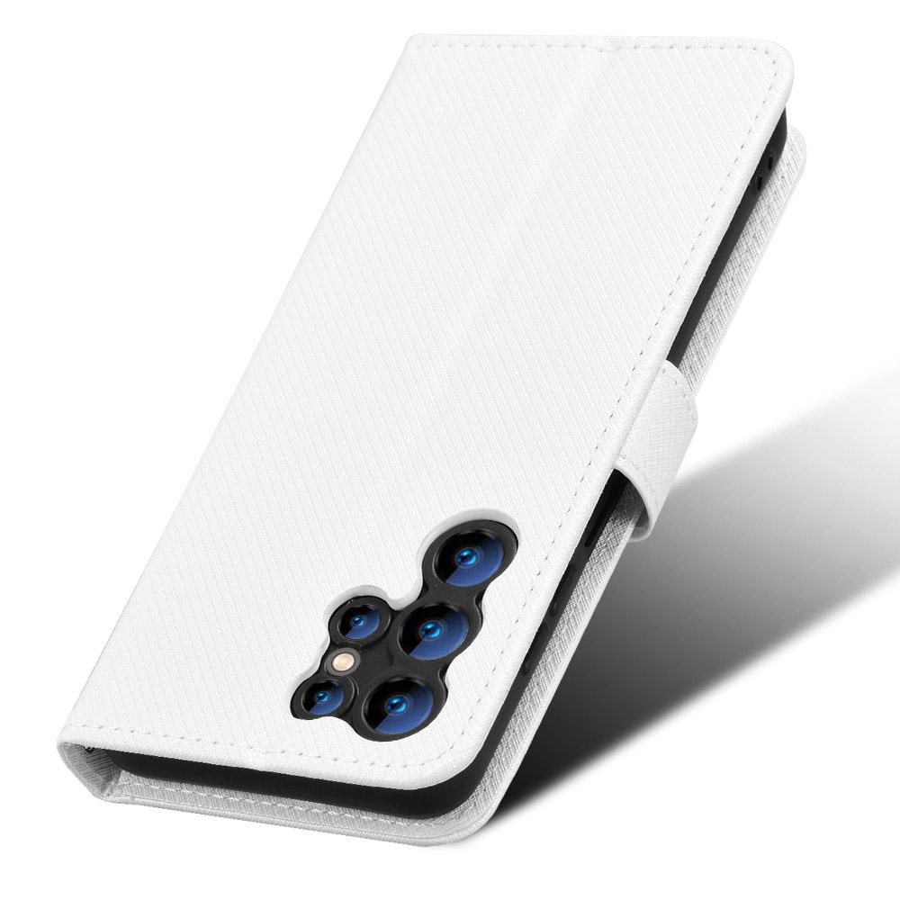 Pro Oukitel C61 Pro/Oukitel C61 Kožené pouzdro peněženka s popruhem Diamantová textura Kryt na telefon