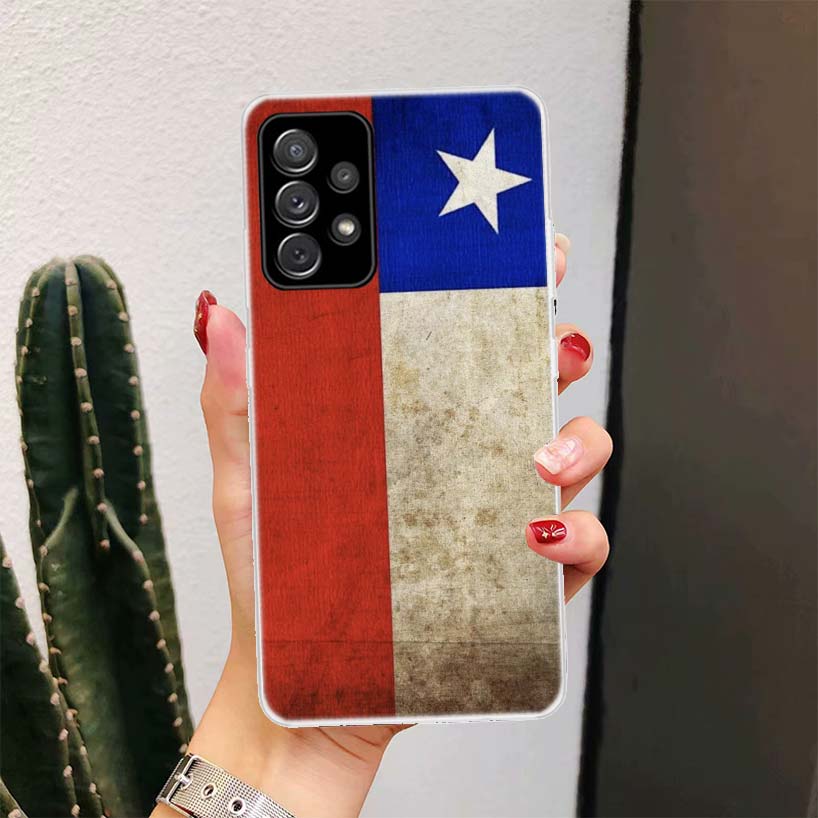 

Chile Flag For Samsung Galaxy A17 A16 A15 A14 A13 A56 A55 A54 A53 Phone Case A36 A35 A34 A33 A26 A25 A24 A23 A05S A04S Galaxy A1 Samsung A17