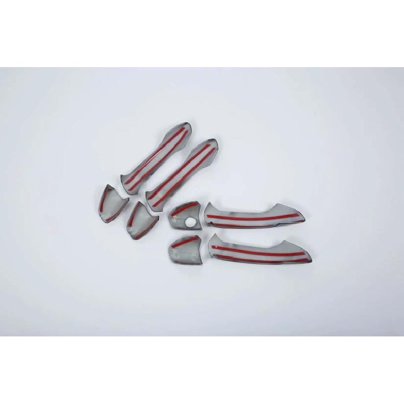 For Mercedes-Benz GLA-Class H247 GLA200 220 250   Car Accessories Carbon Fiber Style Door Handle Cover Trim Molding