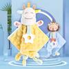 Baby-Schmusetuch, Kuscheltier, Kuscheldecke, Kuscheltier, Kuscheldecke für Babys, Beruhigungstuch, weiches Plüsch, Schlafpuppen für Neugeborene