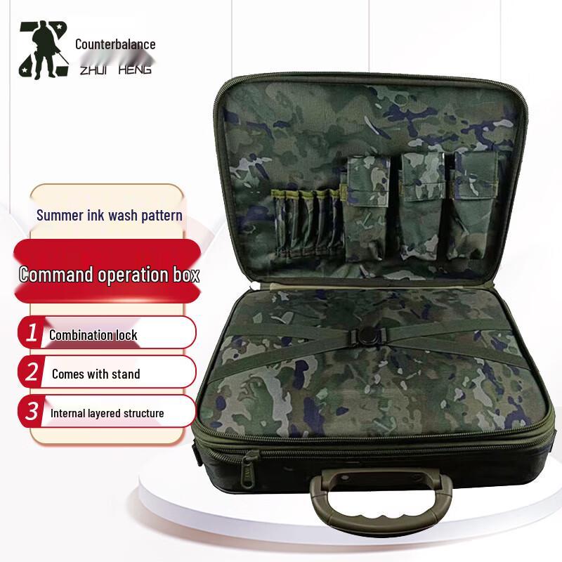 Portable Double-Layer Tactical Work Box