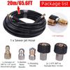 High-quality 1/4 Inch NPT Pipe Cleaner Sewage Spray Hose High Pressure Washer Sewer Drain Cleaning Hose Nozzle