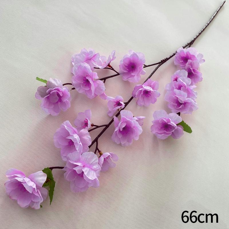 1/5pcs 66cm Sakura Artificial Flowers Bouquet Long Stem Garden Landscape Party Wedding Decor Fake Flowers Table Vase Ornament