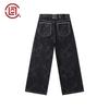 CLOTTEE by CLOT Black Thorn Printed Relaxed Fit Jeans