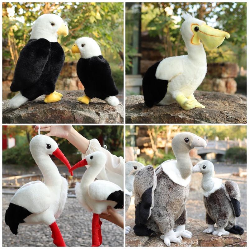 Realistic Eagle Plush Toy For Wildlife Enthusiasts 25cm/35cm/45cm