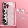 Modern Pink Lace Print phone case for iphone 17 case for iphone 17 pro max cover Glass for iPhone 17 16 15 14 13 12pm Pro P