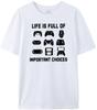 Life is Full of Important Choices Video Funny T Shirt Games Gamer Player Tops Tees for Men Clothes