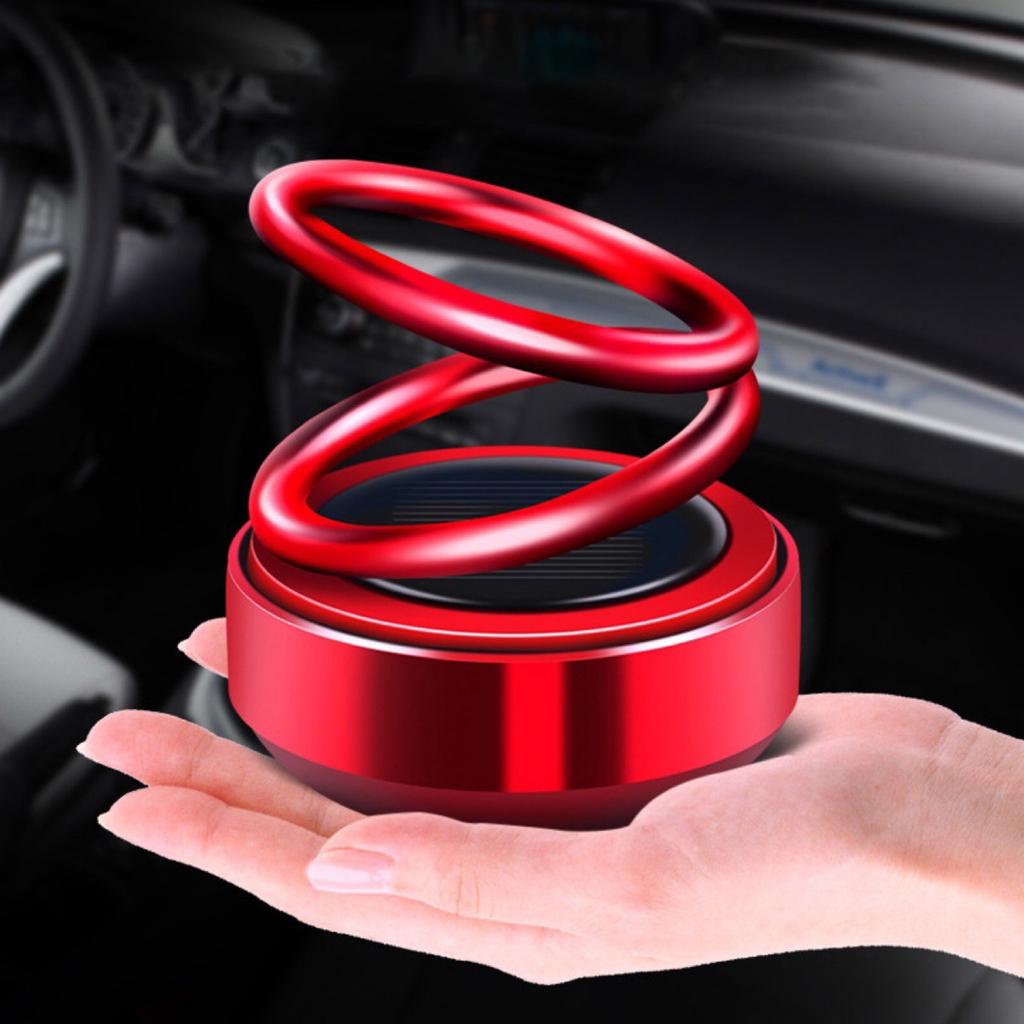 Suspended Rotating Double Ring Aromatherapy Solar Car Interior Decoration 1ML