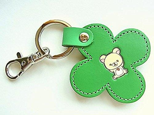 

Ушикубо Когейша Рилаккума Кожаный Брелок Форма Клевера Корилаккума GR RK-010