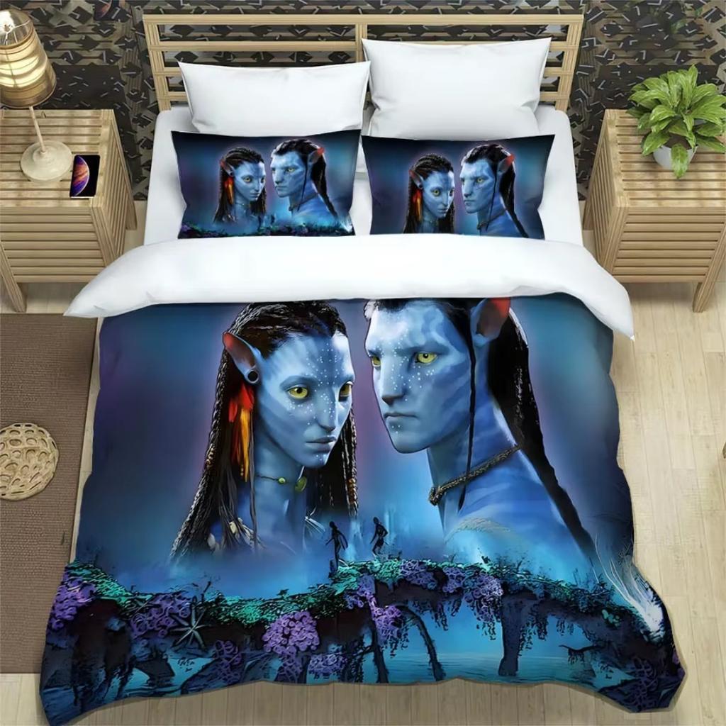Movie Avatar Duvet Cover The Way of Water Bedding Sets Supplies Set Duvet Cover Bed Comforter Set