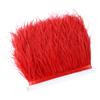 10 Meters Fluffy Colored Ostrich Feather Trim Ribbon 8-10Cm Natural Plumes Sewing Trimmings For Dress Clothing Decoration Crafts