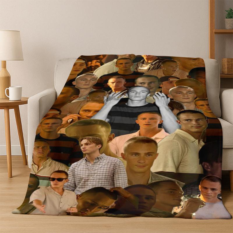 Drew Starkey Rafe Cameron Flannel Blanket Soft Warm Blanket Throw Blanket for Bedroom Living Room Bed Travel Picnic Gift Kid