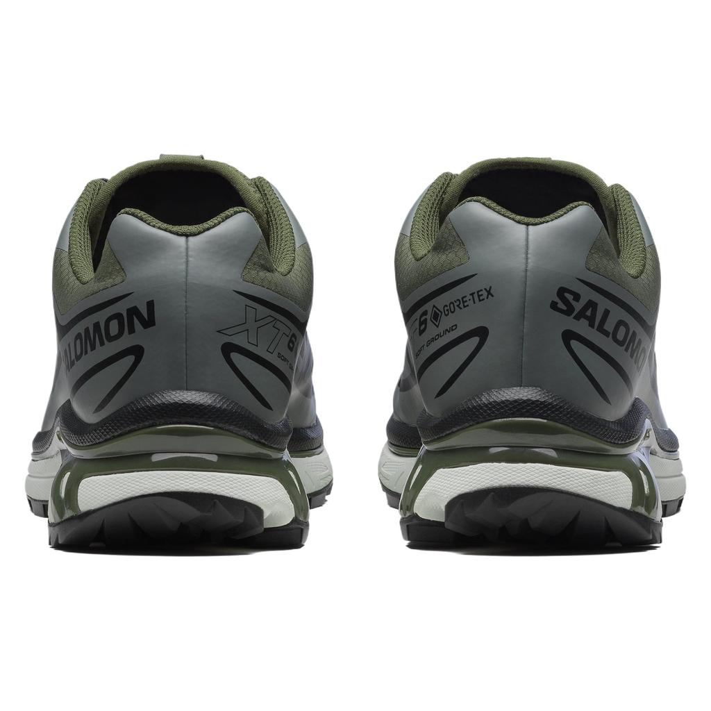 SALOMON XT-6 Gore-Tex Mode Polyvalent Imperméable Chaussures d'Entraînement Basses Unisexe sneaker Vert Gris 477327
