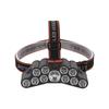USB Rechargeable High-Brightness Headlamp: Outdoor, Hiking, Camping, and Patrol Lighting (6, 9, 11-core Options)