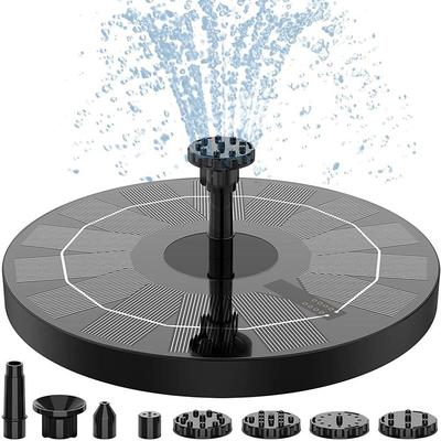Mini Solar Water Fountain Pool Pond Waterfall Fountain Garden Decoration Outdoor Bird Bath Solar Powered Fountain Floating Water