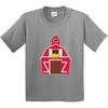 Inktastic Farming Large Red Barn With Hay Youth T-Shirt Big Fun Kids Future Tee
