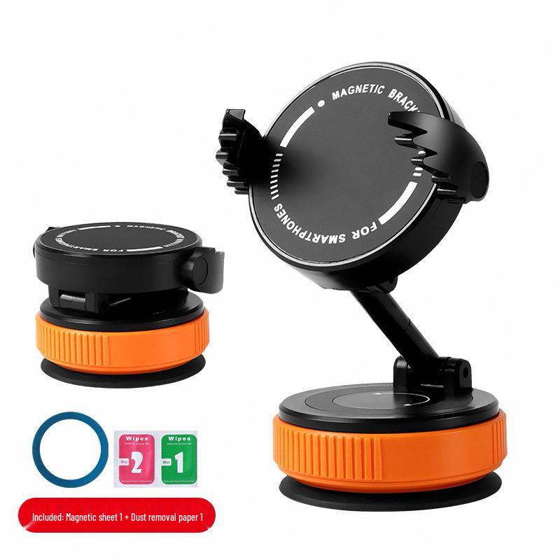 

Magnetic Car Phone Holder with Suction Cup – Strong Grip for Universal Navigation