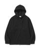 Xox 2-Way Semi-Overfit Sweat Zip-Up Hoodie [Black]