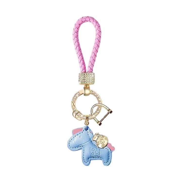 Travel Horse Keychain Craft Of Leather And Alloy Great For Keys Bags