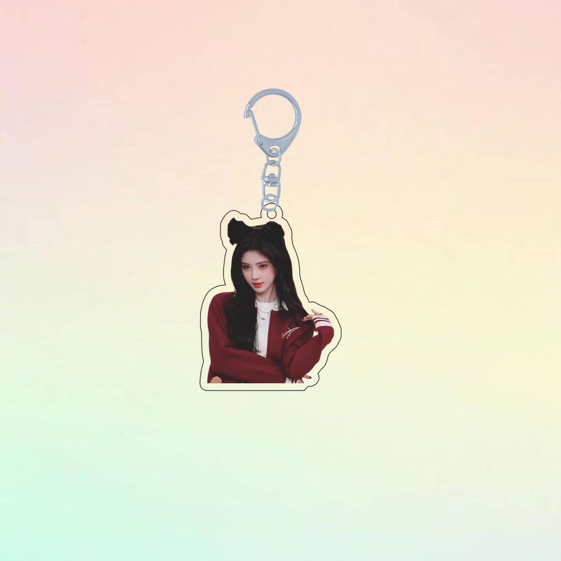 Ju Jingyi Cute Acrylic Keychain Pendant for Backpacks