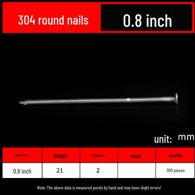 

Jikemi 304 Stainless Steel Concrete Nails