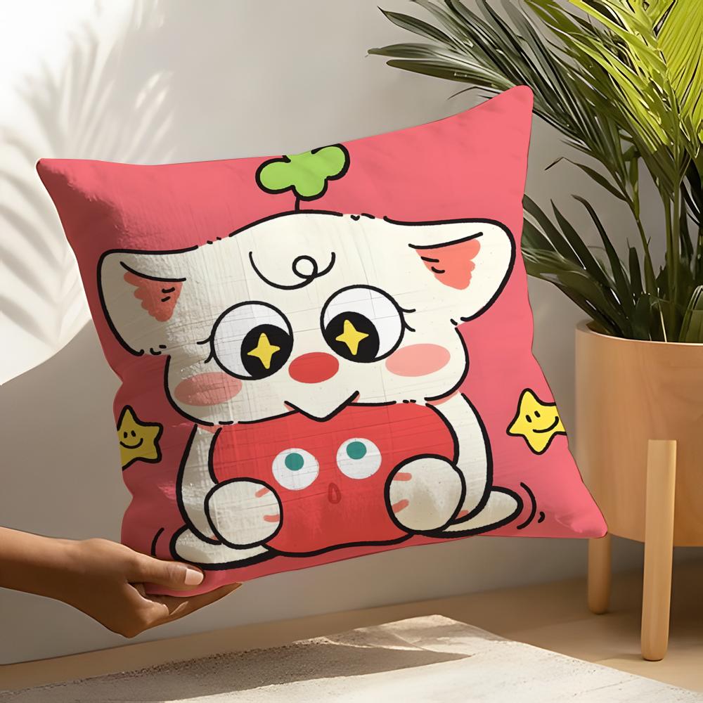 2 Funny And Quirky Party Animals Pillow Case Home Living Room Decoration Linen Pillowcover Pillow Cases Cushion Cover