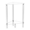 Modern Triangulum Shower Shelf 2 Layer Waterproof Bathroom Organizers With No Boring Installation