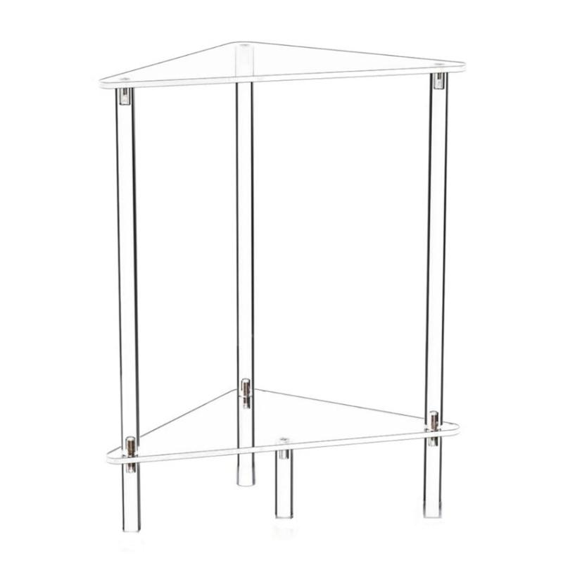 Modern Triangulum Shower Shelf 2 Layer Waterproof Bathroom Organizers With No boring Installation