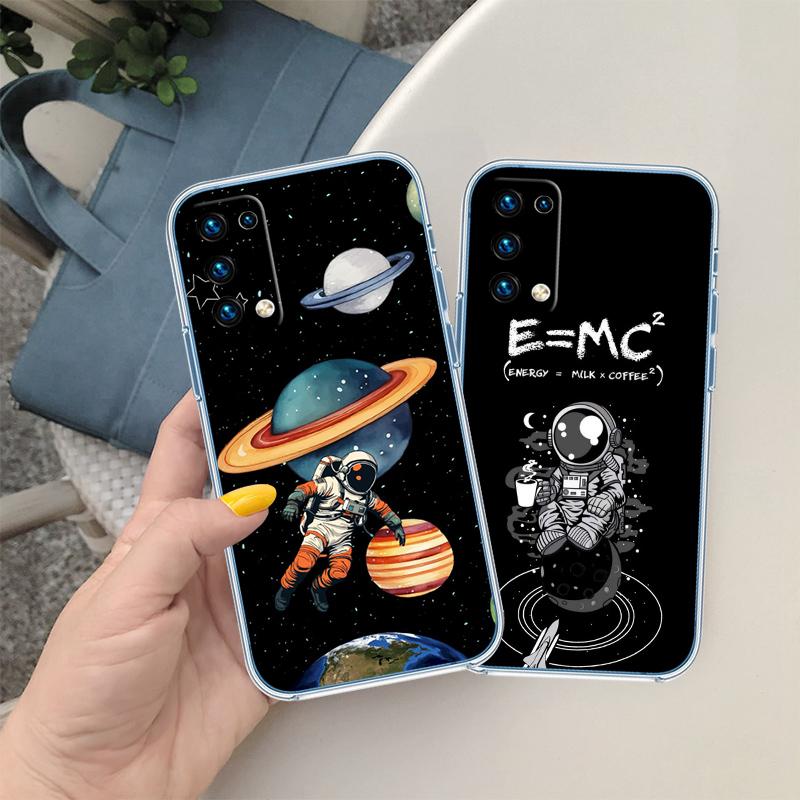 BH42 Space Moon Astronaut Phone Case for Motorola Moto G40 G04 G05 One Ace Action  Fusion + Plus Hyper Macro Vision Zoom