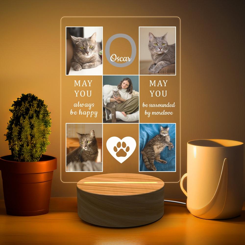 Custom Multi-Photo Heartfelt Memorial Gift To Treasure Your Dog Personalized Acrylic Photo Frame Keepsake Pet Sign Picture Frame