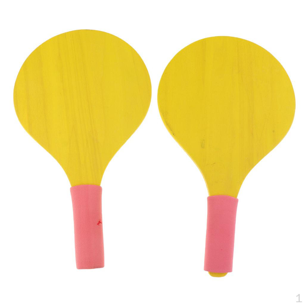1 пара пляжных ракеток для мяча, детские теннисные и бадминтонные ракетки