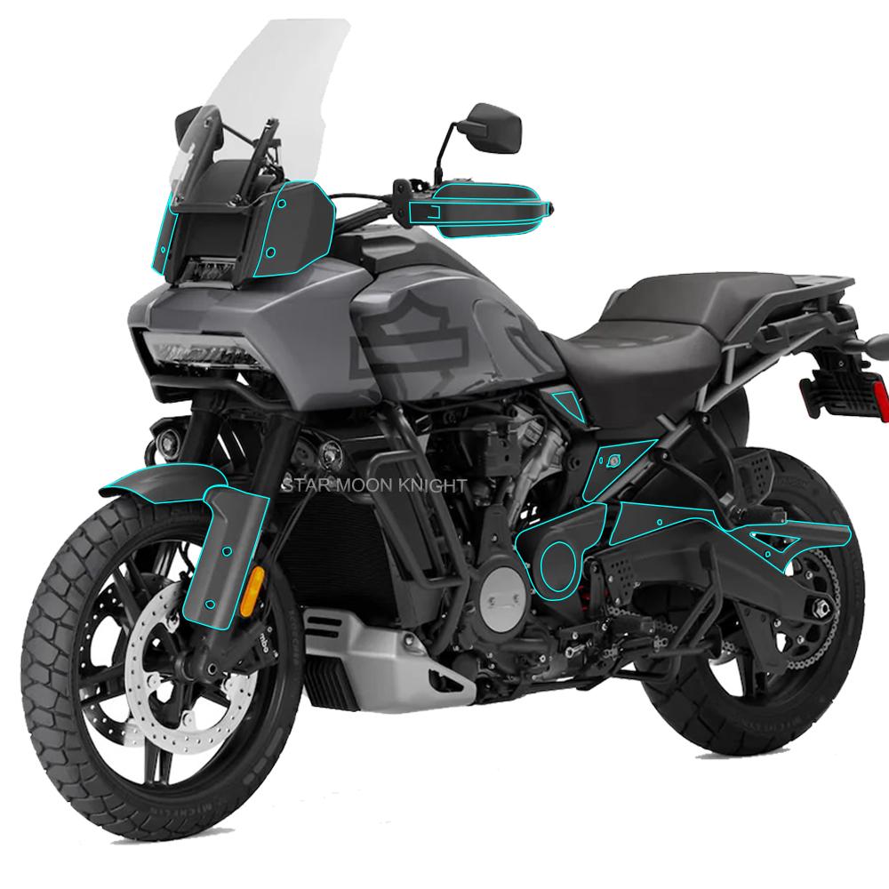 Motosiklet Karbon Fiber Desen Çıkartmalar HARLEY PAN AMERİKA 1250 S PA 1250S PA1250 2022 Çıkartması Yakıt Tankı Pedi