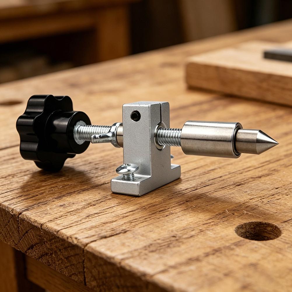 Dual Bearing Telescoping Lathe Tailstock Chuck For Bead Drilling Wood Turning With Bearings For Mini Woodworking Lathes
