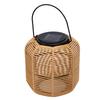 Solar Lantern for Outdoor Water Proof Hanging Plastic Rattan Light Decoration for Camping Garden Yard Pathway Patio Table