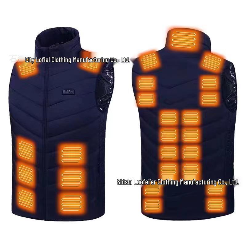 Men's USB Electric Heated Vest for Autumn and Winter