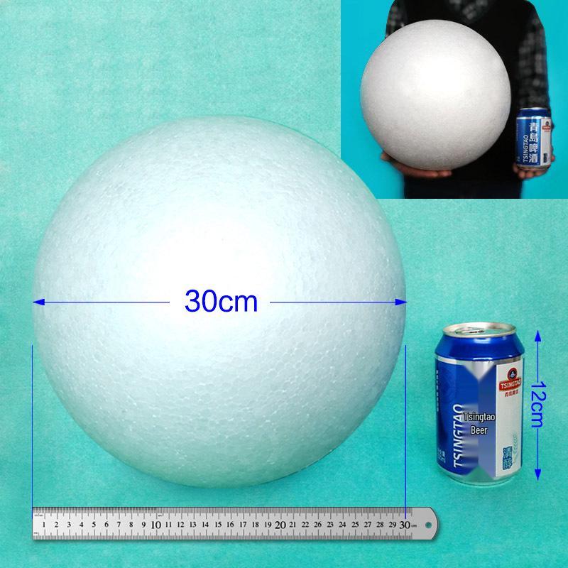 Solid White Styrofoam Balls for Wedding and Festival Decorations - DIY Round Foam Balls